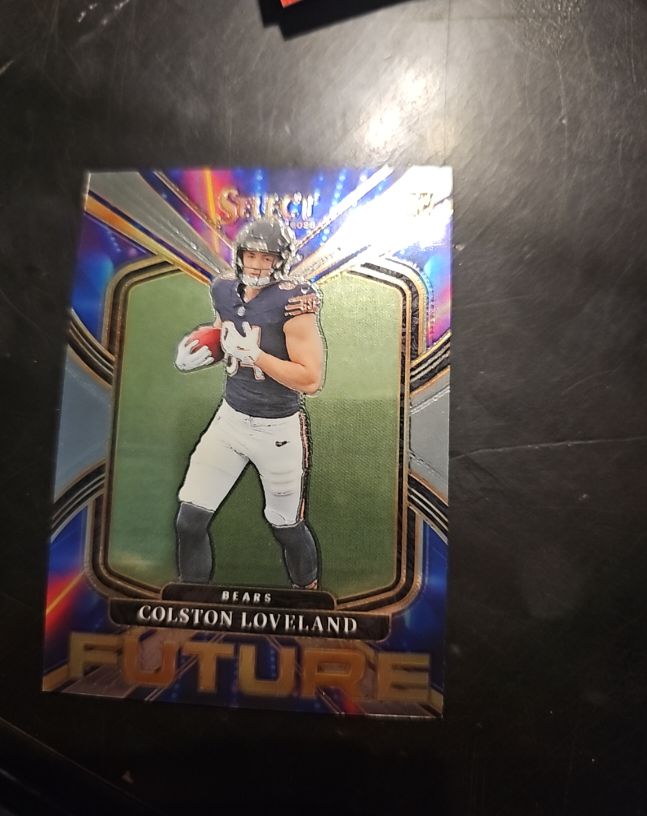 2025 Panini Select #8 Colston Loveland Future Insert Rookie — front
