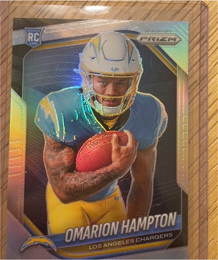 2025 Panini Prizm #423 Omarion Hampton — front