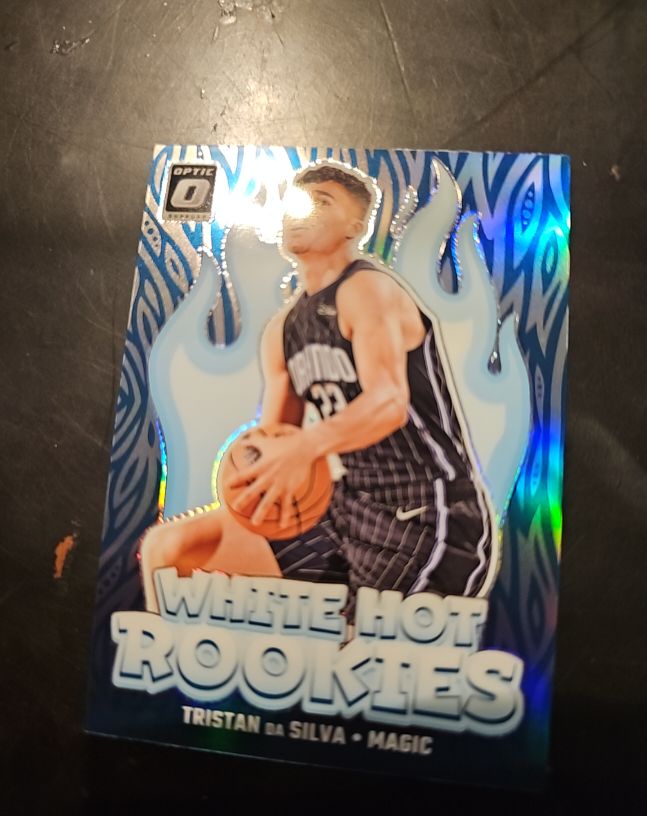 2024-25 Panini Donruss Optic #7 Tristan Da Silva White Hot Rookies — front