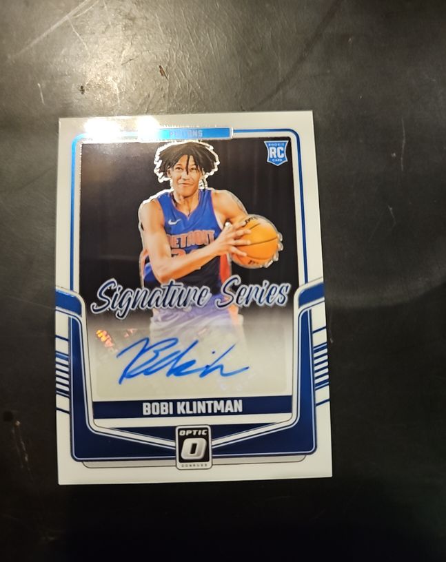 2024-25 Panini Donruss Optic Signature Series #SS-BOB Bobi Klintman — front