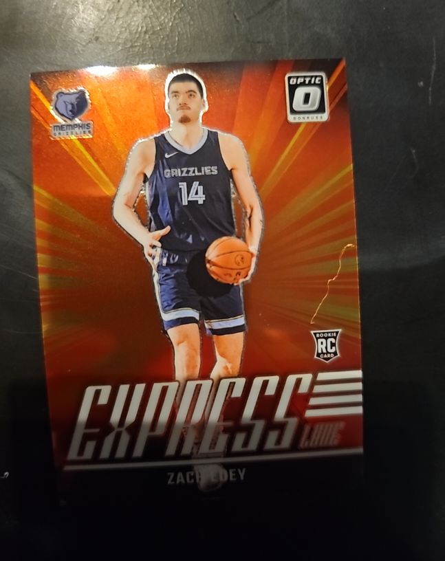 2024-25 Panini Donruss Optic #10 Zach Edey Express Lane Rookie — front