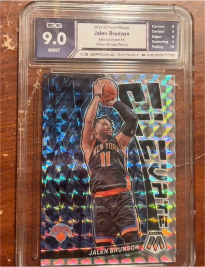 2022-23 Panini Mosaic Elevate #6 Jalen Brunson — front