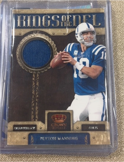 2011 Panini Crown Royale Kings of the NFL #18 Peyton Manning — front