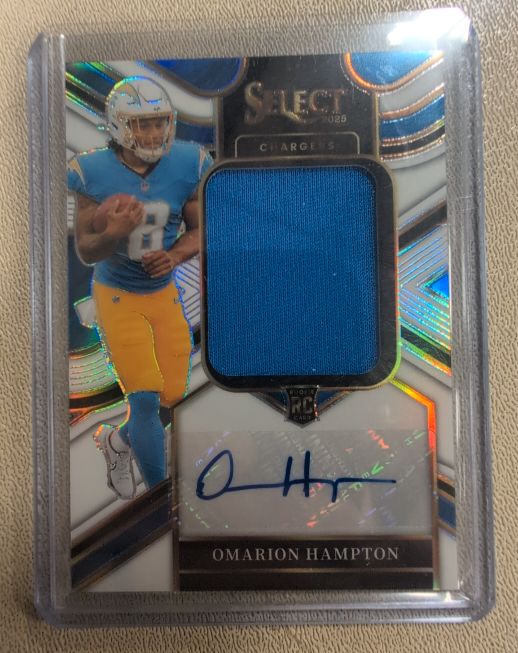 2025 Panini Select #JRS-OHN Omarion Hampton — front