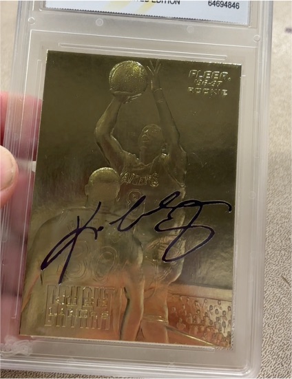 1996-97 Fleer 23KT Gold #23KT Kobe Bryant — front