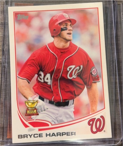 2013 Topps #1 Bryce Harper Rookie Cup Washington Nationals — front