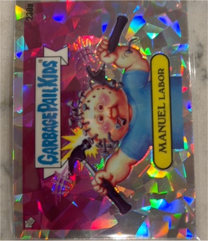 2023 Topps Chrome Garbage Pail Kids #230a Manuel Labor — front