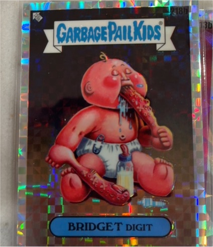 2023 Topps Garbage Pail Kids Chrome Series 6 #218b Bridget Digit — front