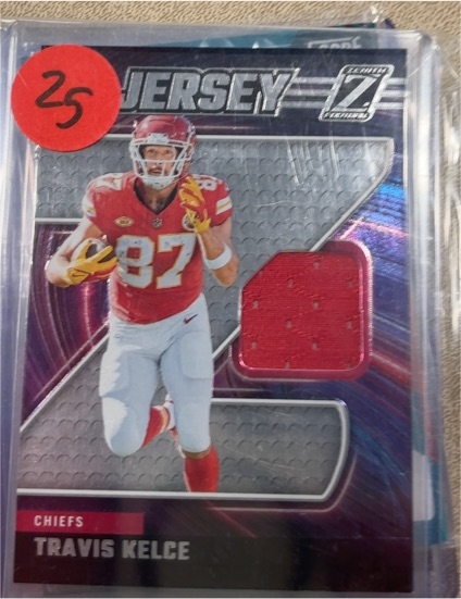 2024 Panini Zenith #ZJ23 Travis Kelce Z Jersey — front