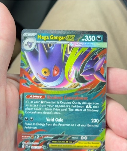 Mega Gengar EX 056/094 Phantasmal Flames — front