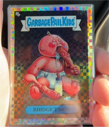 2023 Topps Garbage Pail Kids Chrome Series 6 #218b Bridget Digit — front