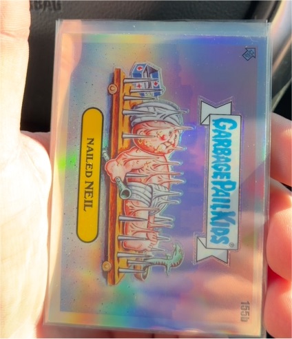 2021 Topps Chrome Garbage Pail Kids Series 4 #155b Nailed Neil — front