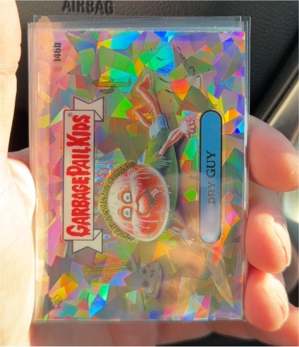 2021 Topps Chrome Garbage Pail Kids Series 4 #146B Dry Guy Atomic Refractor — front