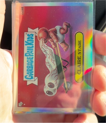 2023 Topps Garbage Pail Kids Chrome Series 6 #229a Claire Stare — front