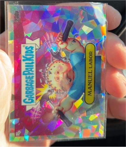 2023 Topps Garbage Pail Kids Chrome Series 6 #230a Manuel Labor — front