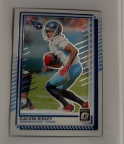 2025 Panini Donruss Optic #110 Calvin Ridley Tennessee Titans — front