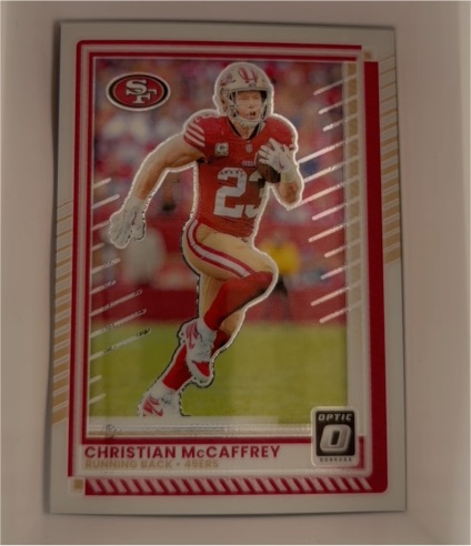 2025 Panini Donruss Optic #119 Christian McCaffrey — front