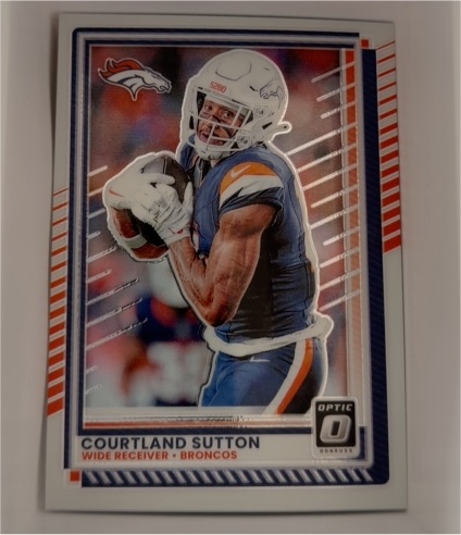 2025 Panini Donruss Optic #200 Courtland Sutton — front