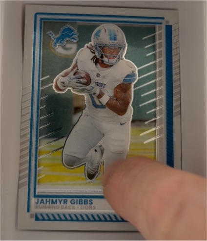2025 Panini Donruss Optic #79 Jahmyr Gibbs — front