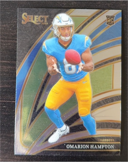 2025 Panini Select #202 Omarion Hampton — front