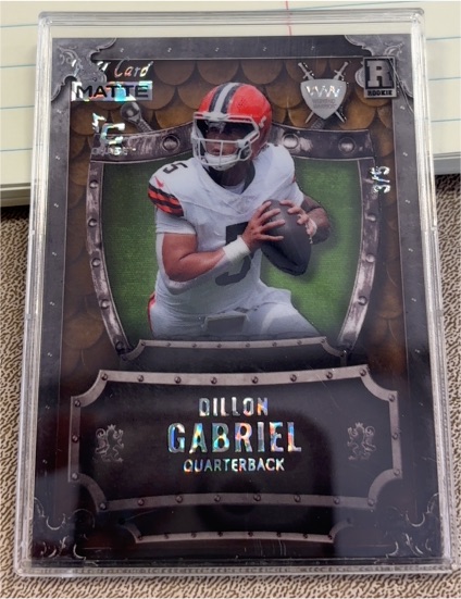 2025 Wild Card Matte Weekend Warrior #Dillon Gabriel — front