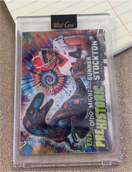 2024 Wild Card Prehistoric #2/2 Gunner Stockton — front