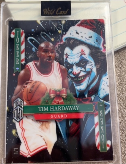 2025 Wild Card Jokers Wild #Joker Tim Hardaway Holiday Joker — front
