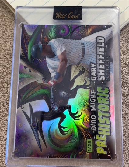 2024 Wild Card Dino-Might Prehistoric #PHFTE2-GS Gary Sheffield — front