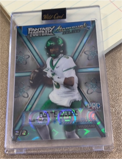 2026 Wild Card Atompunk PRC #Dante Moore — front
