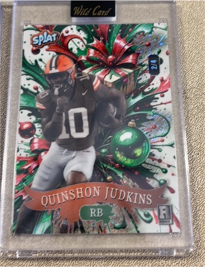 2025 Wild Card Splat Quinshon Judkins — front