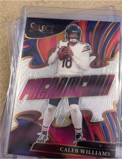 2025 Panini Select #4 Caleb Williams Phenomenon — front