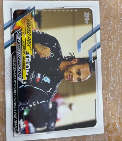 2021 Topps Formula 1 #152 Lewis Hamilton Grand Prix Mercedes-AMG Petronas F1 — front