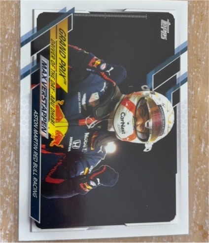 2021 Topps Formula 1 #155 Max Verstappen Grand Prix Driver of the Day — front