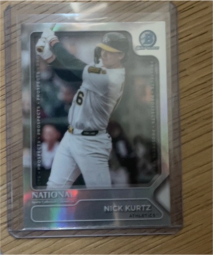 2025 Bowman Chrome #TP-17 Nick Kurtz — front