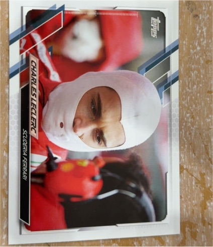 2021 Topps Formula 1 #25 Charles Leclerc — front