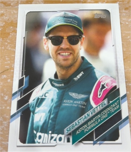 2021 Topps Formula 1 #23 Sebastian Vettel Aston Martin Cognizant Formula One Team — front