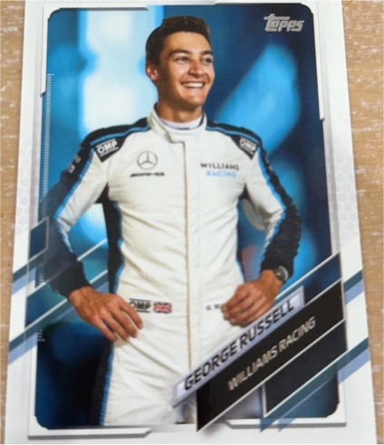 2021 Topps Formula 1 #19 George Russell Williams Racing — front