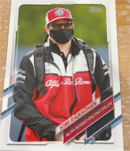 2021 Topps Formula 1 #26 Kimi Raikkonen Alfa Romeo Racing Orlen — front