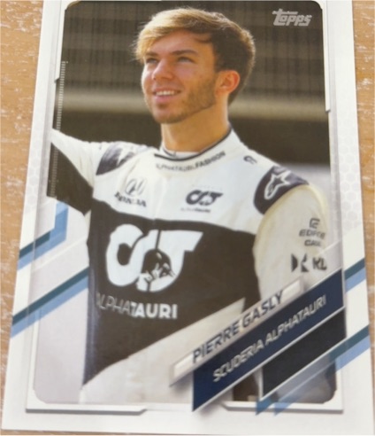 2021 Topps Formula 1 #30 Pierre Gasly — front