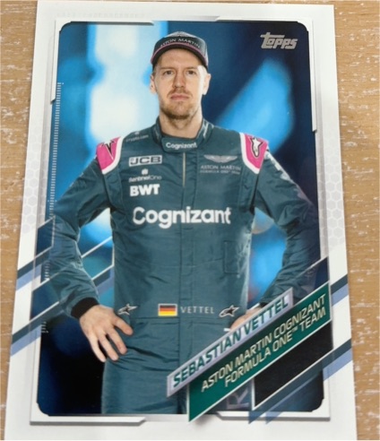 2021 Topps Formula 1 #7 Sebastian Vettel — front