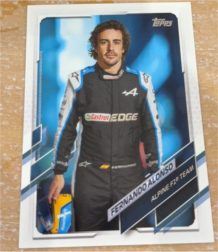 2021 Topps Formula 1 #9 Fernando Alonso — front