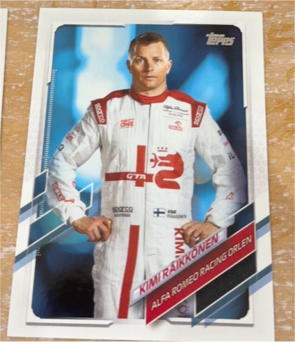 2021 Topps Formula 1 #15 Kimi Raikkonen — front