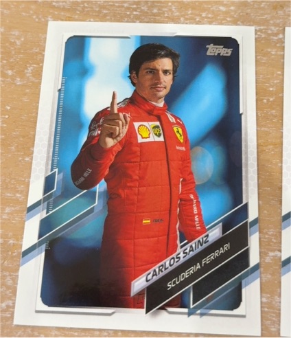 2021 Topps Formula 1 #12 Carlos Sainz Scuderia Ferrari — front