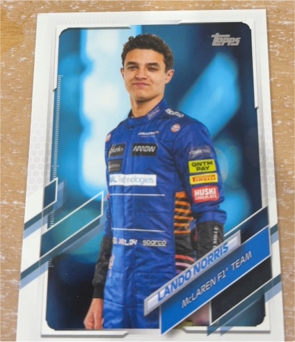 2021 Topps Formula 1 #6 Lando Norris — front