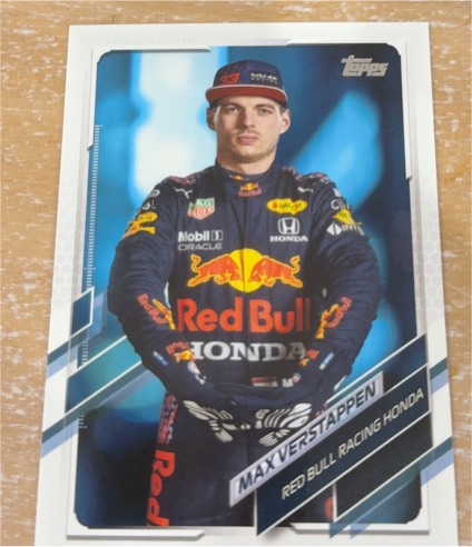 2021 Topps Formula 1 #3 Max Verstappen — front
