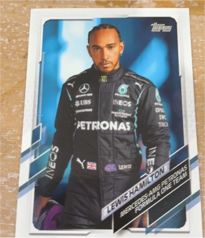 2021 Topps Formula 1 #1 Lewis Hamilton — front