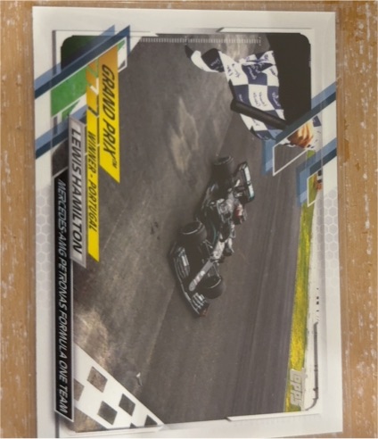 2021 Topps Formula 1 #149 Lewis Hamilton Mercedes-AMG Petronas F1 — front