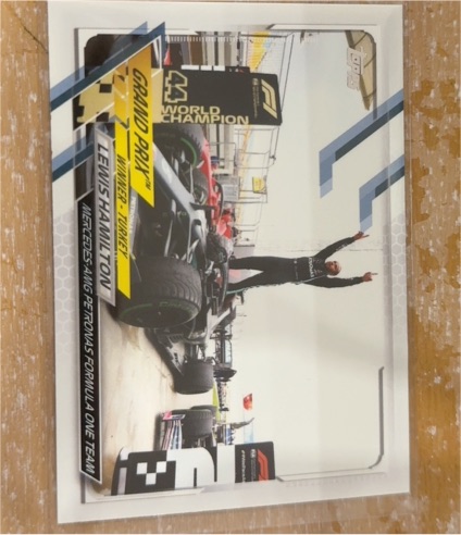 2021 Topps Formula 1 Grand Prix Winners #151 Lewis Hamilton — front