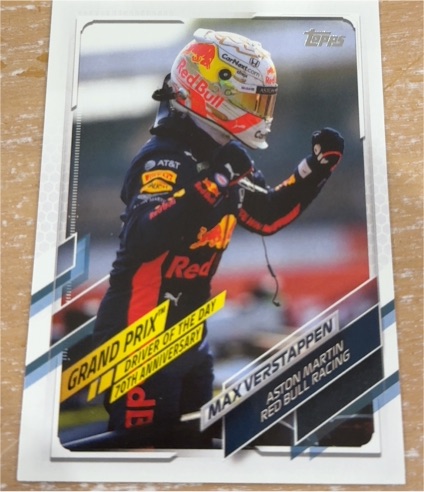 2021 Topps Formula 1 #167 Max Verstappen — front
