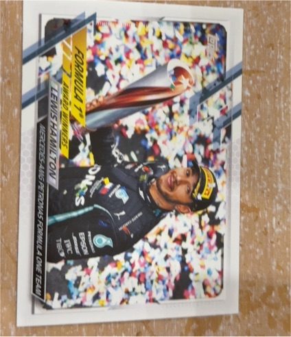 2021 Topps Formula 1 #171 Lewis Hamilton — front